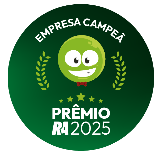 Selo premio empresa indicada Reclame aqui